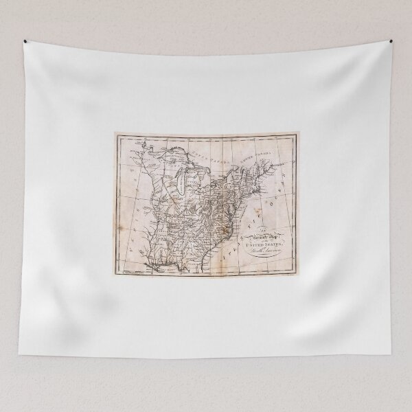 Item preview, historic map of the United States of America, USA, Eastern States, around 1800 designed and sold by OzCamera.