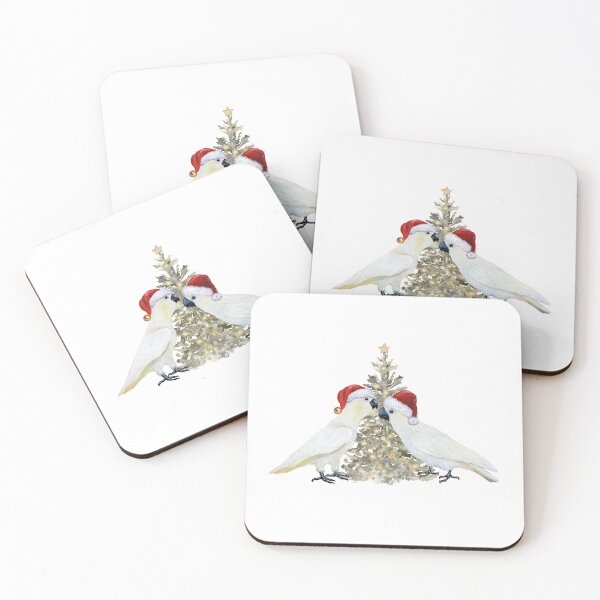 Item preview,  Christmas Cockatoo Couple designed and sold by Roy & Tiffany.