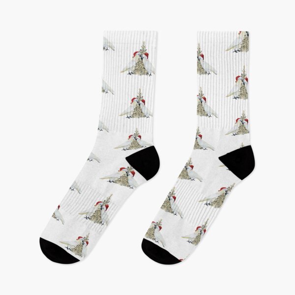 Item preview,  Christmas Cockatoo Couple designed and sold by Roy & Tiffany.