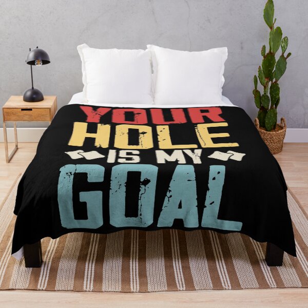 Item preview, Your Hole Is My Goal Retro Design - Baggo Bean Bag Toss Funny Cornhole Player Vintage designed and sold by naworas.