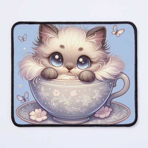 Item preview, ☆★ Kitten in a Cup (Siamese) ★☆ WhimWhamWorld ✿#StayWhimsical designed and sold by whimwhamworld.