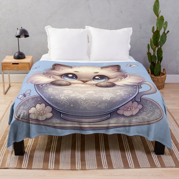 Item preview, ☆★ Kitten in a Cup (Siamese) ★☆ WhimWhamWorld ✿#StayWhimsical designed and sold by whimwhamworld.
