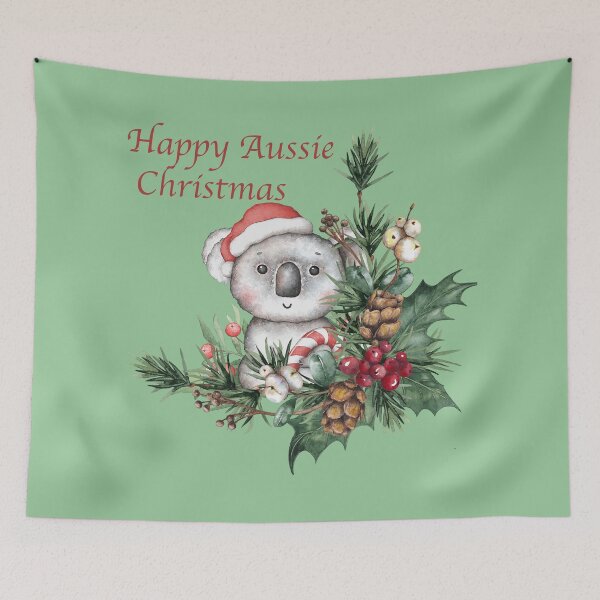 Aperçu de l'œuvre Joyeux Noël australien Koala australien créée et vendue par Jaydee001.