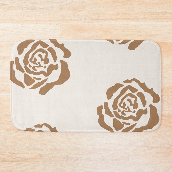 Item preview, Paris Patterns No. 90Q. Rose Flower Art. Brown Cream Beige. Abstract. Jardin de Fleurs Collection…By Carraann designed and sold by CARRAANN.