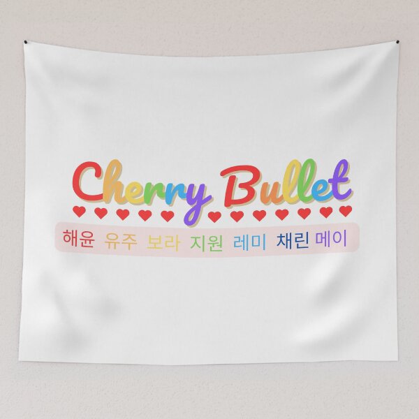 Item preview, Cherry Bullet Kpop girl group logo designed and sold by wujulike.
