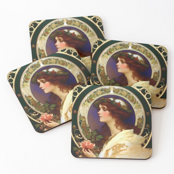 Item preview, Christmas - AI - Art Nouveau - D designed and sold by Oldetimemercan.
