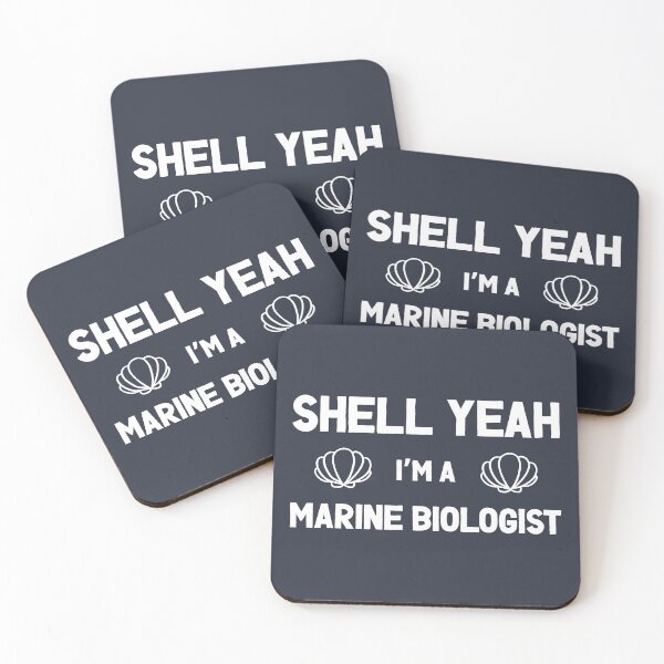 Item preview, Shell Yeah, I'm a Marine Biologist - Shells and Marine Biology Lovers (White Design) designed and sold by Spiprinto.