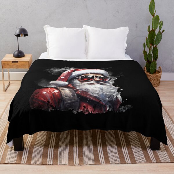 Item preview, Heavy Metal Santa 4 designed and sold by LastHighwayTees.