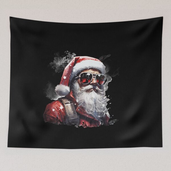 Item preview, Heavy Metal Santa 4 designed and sold by LastHighwayTees.