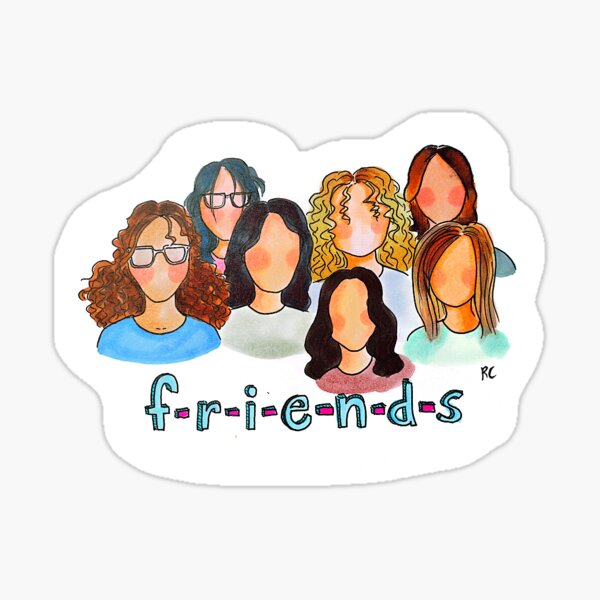 Item preview, Friends designed and sold by RCartist26.