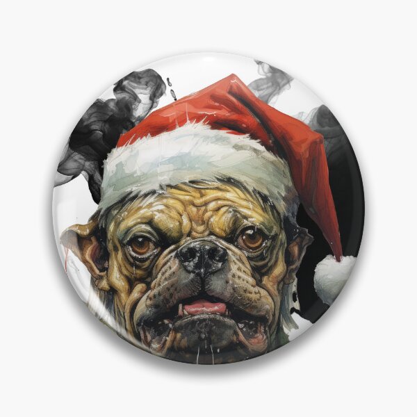 Item preview, Heavy Metal Pug Xmas Bisley designed and sold by LastHighwayTees.