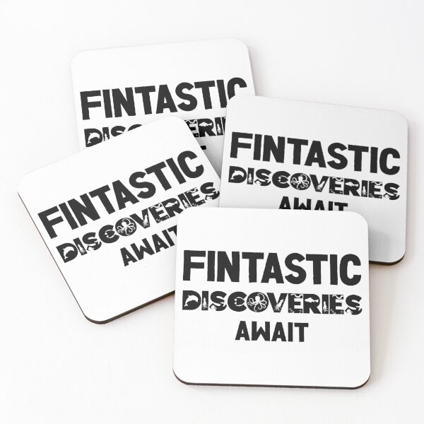 Item preview, Fintastic Discoveries Await - Marine Biology Lover (Black Design) designed and sold by Spiprinto.