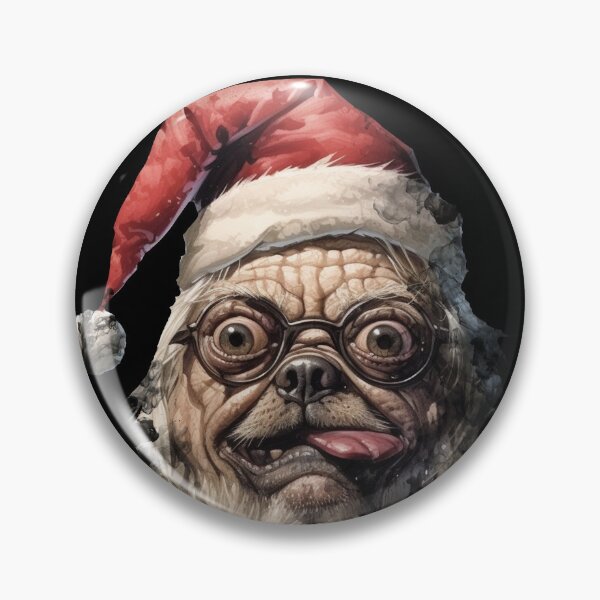 Item preview, Heavy Metal Pug Xmas Evil Bisley designed and sold by LastHighwayTees.