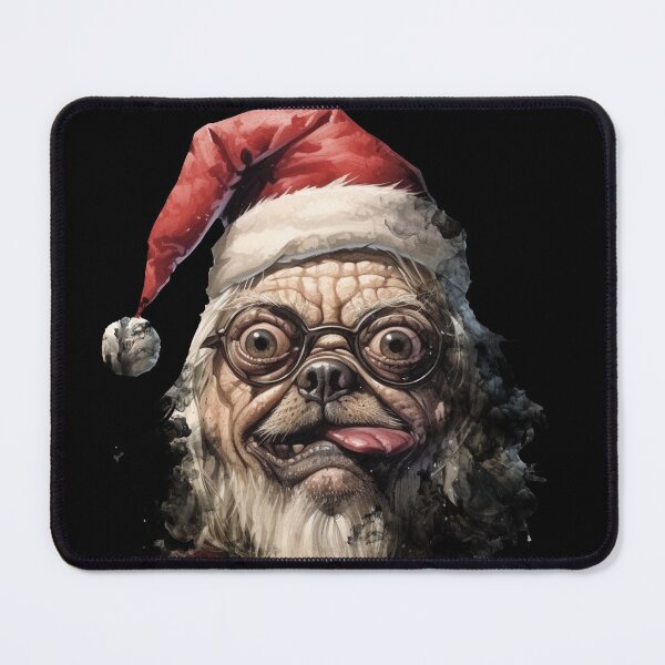 Item preview, Heavy Metal Pug Xmas Evil Bisley designed and sold by LastHighwayTees.