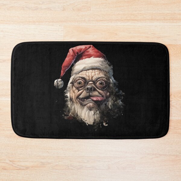 Item preview, Heavy Metal Pug Xmas Evil Bisley designed and sold by LastHighwayTees.