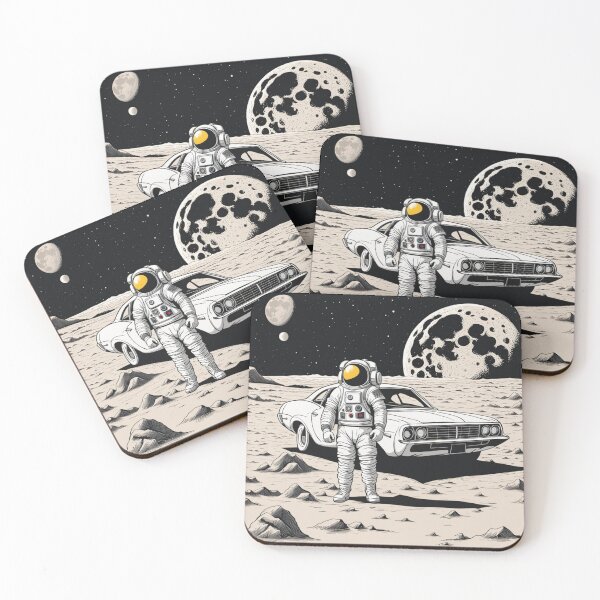 Item preview, MAN, MOON, CAR designed and sold by TonatiuMonkey28.