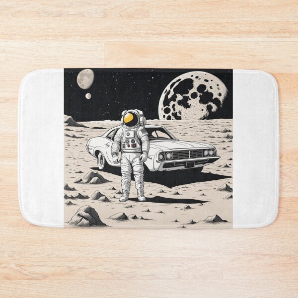 Item preview, MAN, MOON, CAR designed and sold by TonatiuMonkey28.