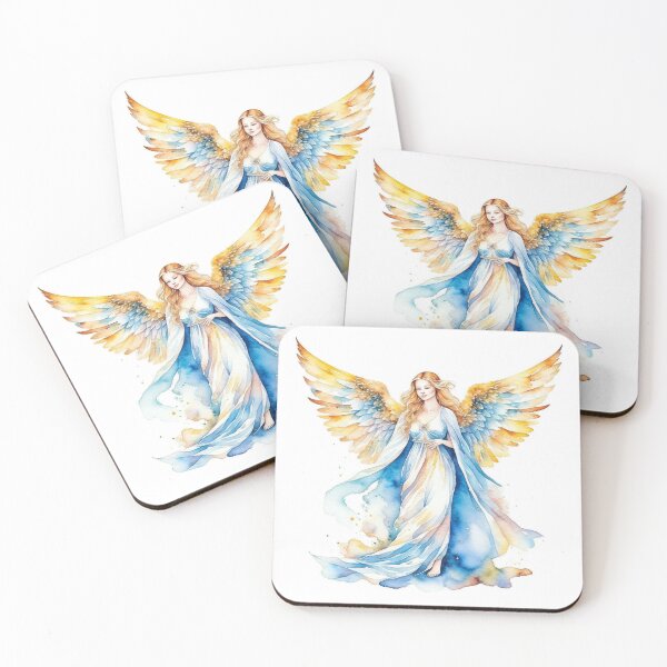 Item preview, Christmas Angel A - Watercolors & Pen designed and sold by Oldetimemercan.