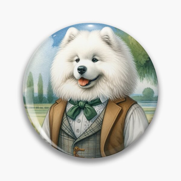 Item preview, Samoyed Strolls Through a Meadow designed and sold by ZT-Art.