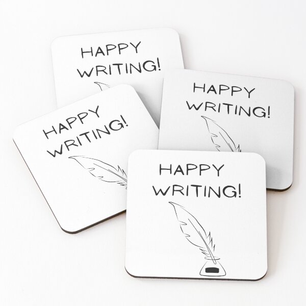 Item preview, Happy Writing Quote designed and sold by Charlene Boland.