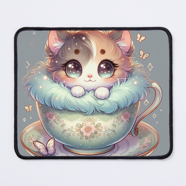 Item preview, ☆★ Kitten in a Cup (Calico) ★☆ WhimWhamWorld ✿#StayWhimsical designed and sold by whimwhamworld.