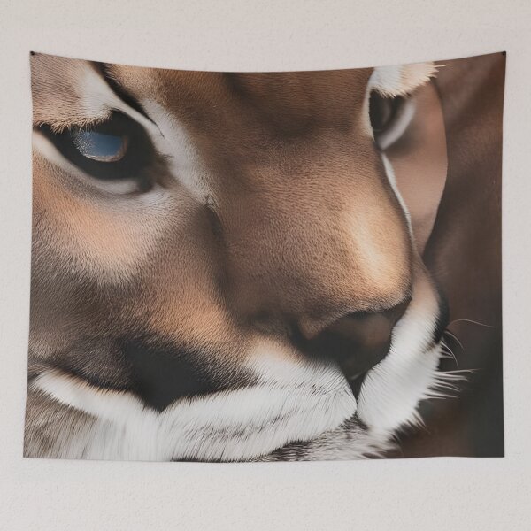 Item preview, A Panther Face Art Portrait designed and sold by Paw's Arts.