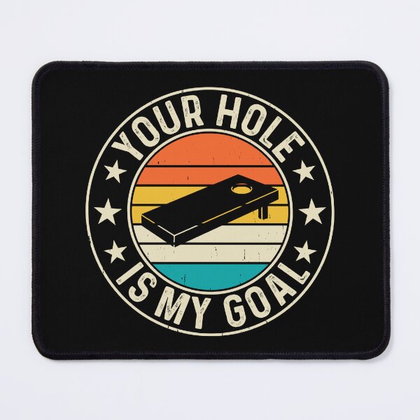 Item preview, Your Hole Is My Goal Retro Design - Baggo Bean Bag Toss - Funny Cornhole Player Vintage designed and sold by naworas.