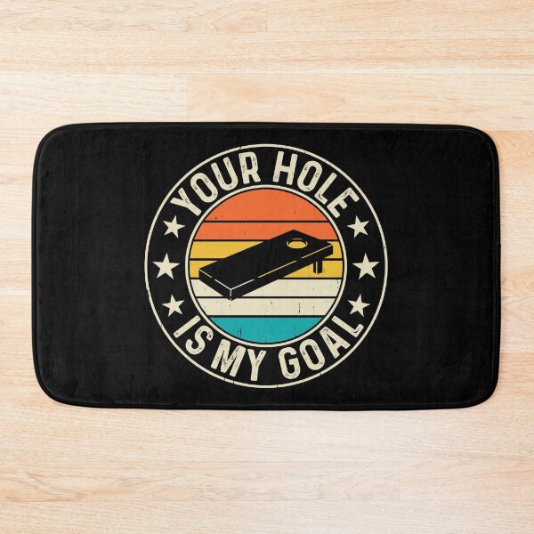 Item preview, Your Hole Is My Goal Retro Design - Baggo Bean Bag Toss - Funny Cornhole Player Vintage designed and sold by naworas.