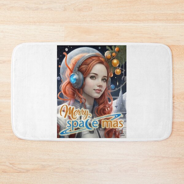 Item preview, Merry Space-Mas; Outer time; Christmas;  designed and sold by StickerApe.