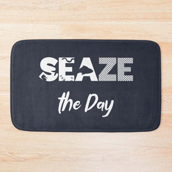 Item preview, Seaze the Day - Sea and Ocean Lover Pun (White Design) designed and sold by Spiprinto.