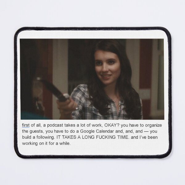 Item preview, jill roberts scream 4 (podcast quote) designed and sold by ivysdaisy.