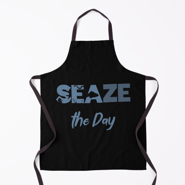 Item preview, Seaze the Day - Sea and Ocean Lover Pun (Blue Design) designed and sold by Spiprinto.
