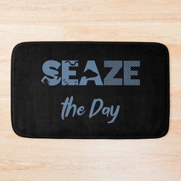 Item preview, Seaze the Day - Sea and Ocean Lover Pun (Blue Design) designed and sold by Spiprinto.