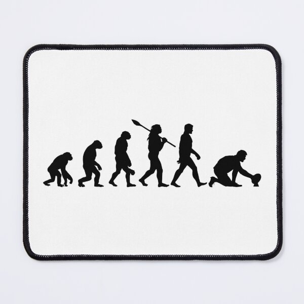 Item preview, Rugby Player Kicker Funny Human Evolution of Man designed and sold by fomodesigns.