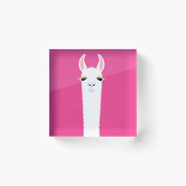 Item preview, ALPACA LLAMA ON HOT PINK designed and sold by Jean Gregory Evans.