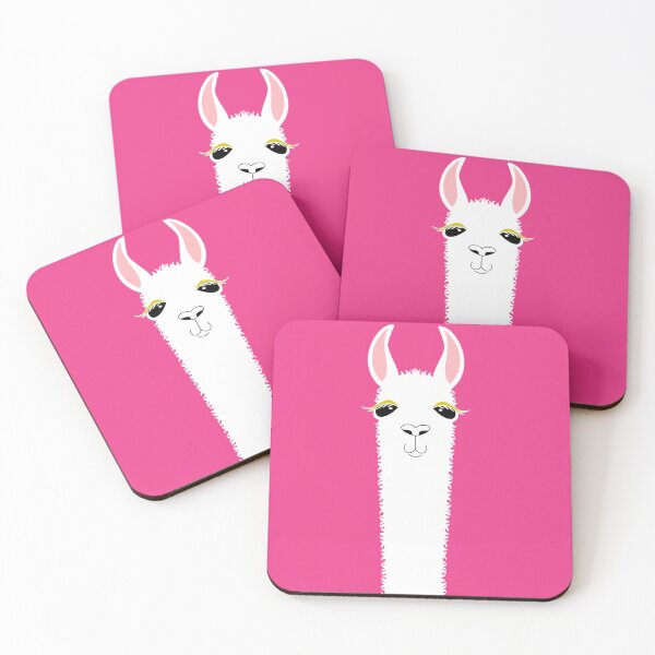 Item preview, ALPACA LLAMA ON HOT PINK designed and sold by Jean Gregory Evans.