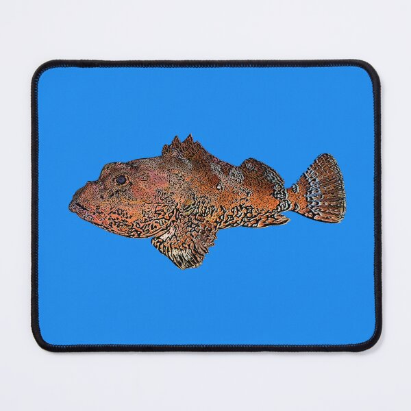 Item preview, Red Scorpionfish Rock Cod Black Alternate Design designed and sold by designsasstultd.