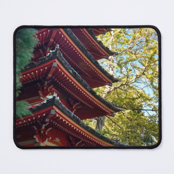 Item preview, Gingko Tree & Pagoda designed and sold by LadyCain.