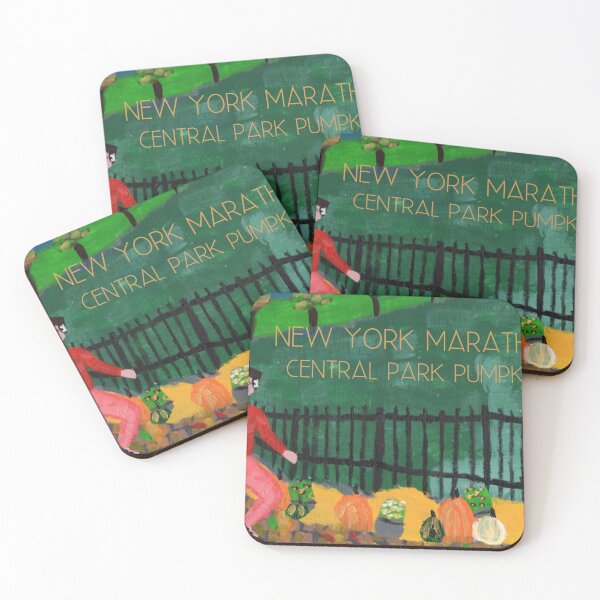 Item preview, New York Marathon Central Park Pumpkins designed and sold by LynnLaFleurArt.