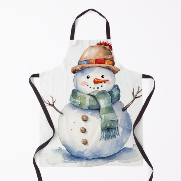 Item preview, The Smiling Snowman- Watercolor designed and sold by SeraphimDesigns.