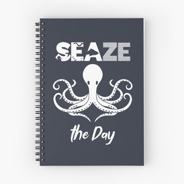 Item preview, Seaze the Day - Octopus, Sea, and Ocean Lover Pun (White Design) designed and sold by Spiprinto.