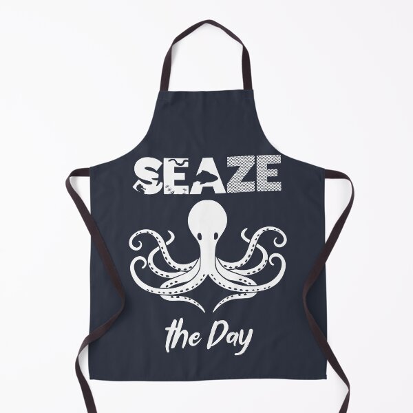 Item preview, Seaze the Day - Octopus, Sea, and Ocean Lover Pun (White Design) designed and sold by Spiprinto.