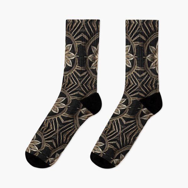 Item preview, brown flower Rope pattern rustic texture country aboriginal style designed and sold by Carlos Gudino.