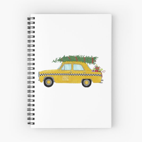 Item preview, New York Yellow Taxi Cab with Christmas Gifts designed and sold by portosabbia.