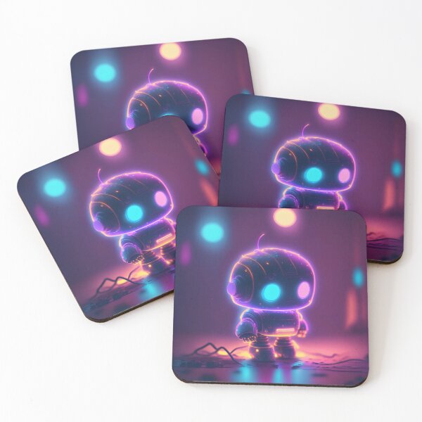 Item preview, Cute Glowing Tiny Robot designed and sold by Mlaniel.