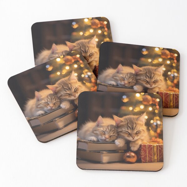 Item preview, Orange Christmas Kittens designed and sold by Samuelsboro.