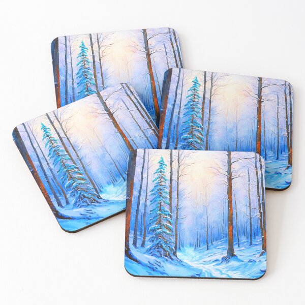 Item preview, Winterblue Forest designed and sold by Earth Nature Creations.