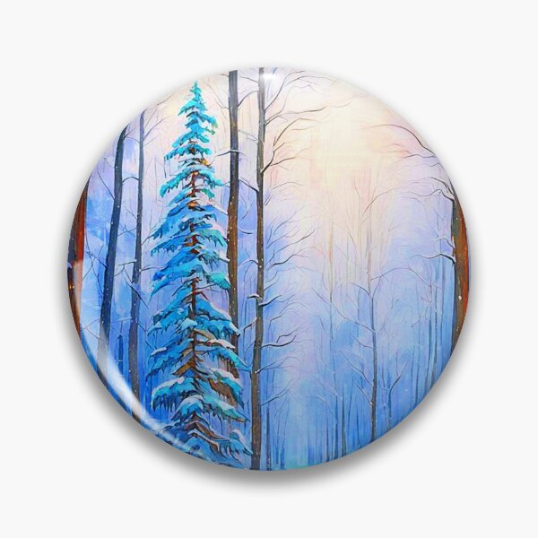 Item preview, Winterblue Forest designed and sold by Earth Nature Creations.