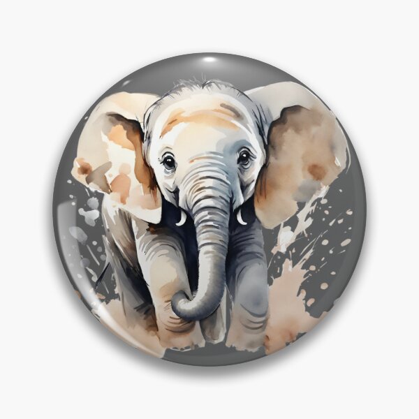 Item preview, Elephant Watercolor Art Style designed and sold by LDJBlank.