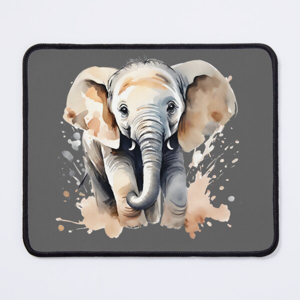 Item preview, Elephant Watercolor Art Style designed and sold by LDJBlank.